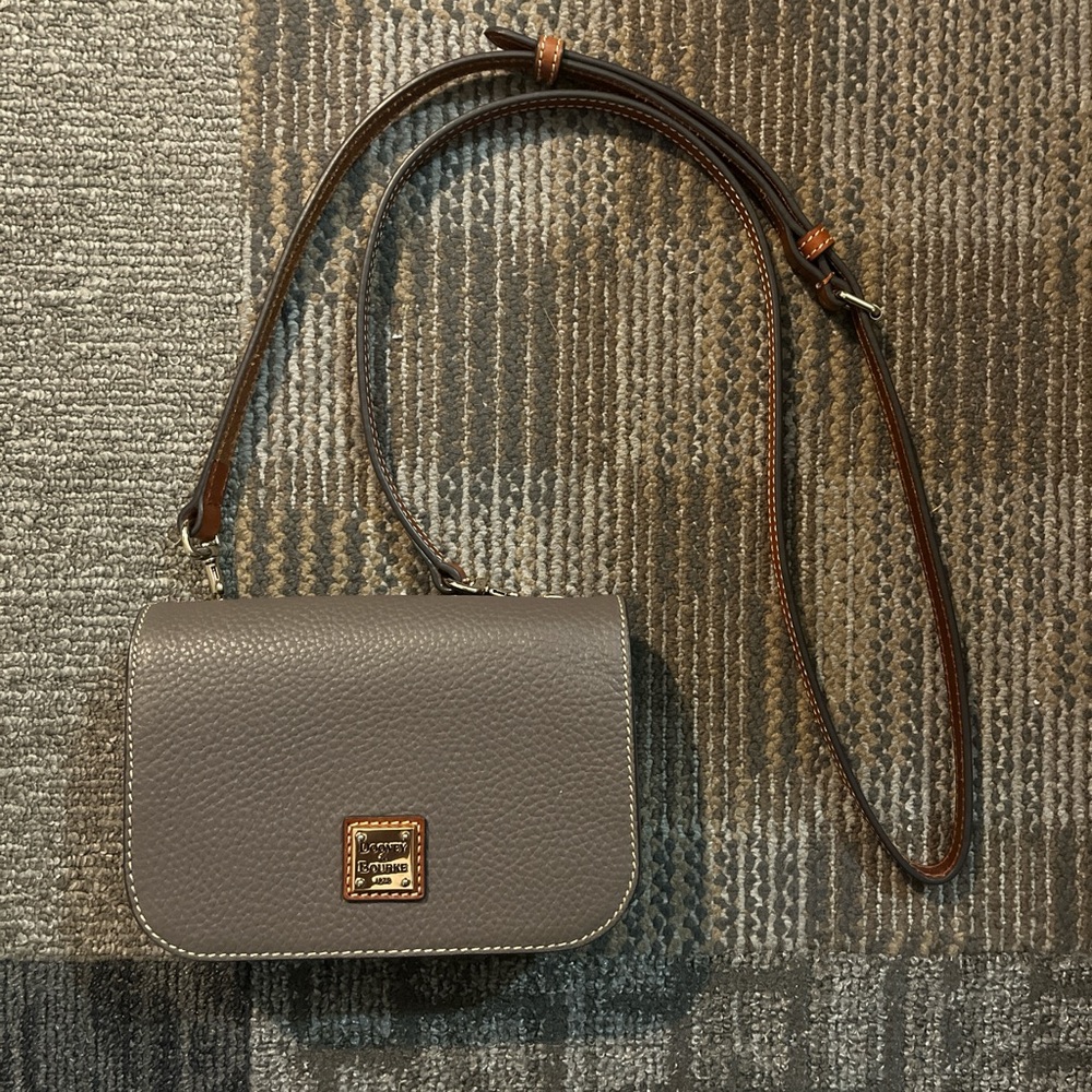 Dooney & Bourke Pebble Grain Leather Convertible Belt Crossbody